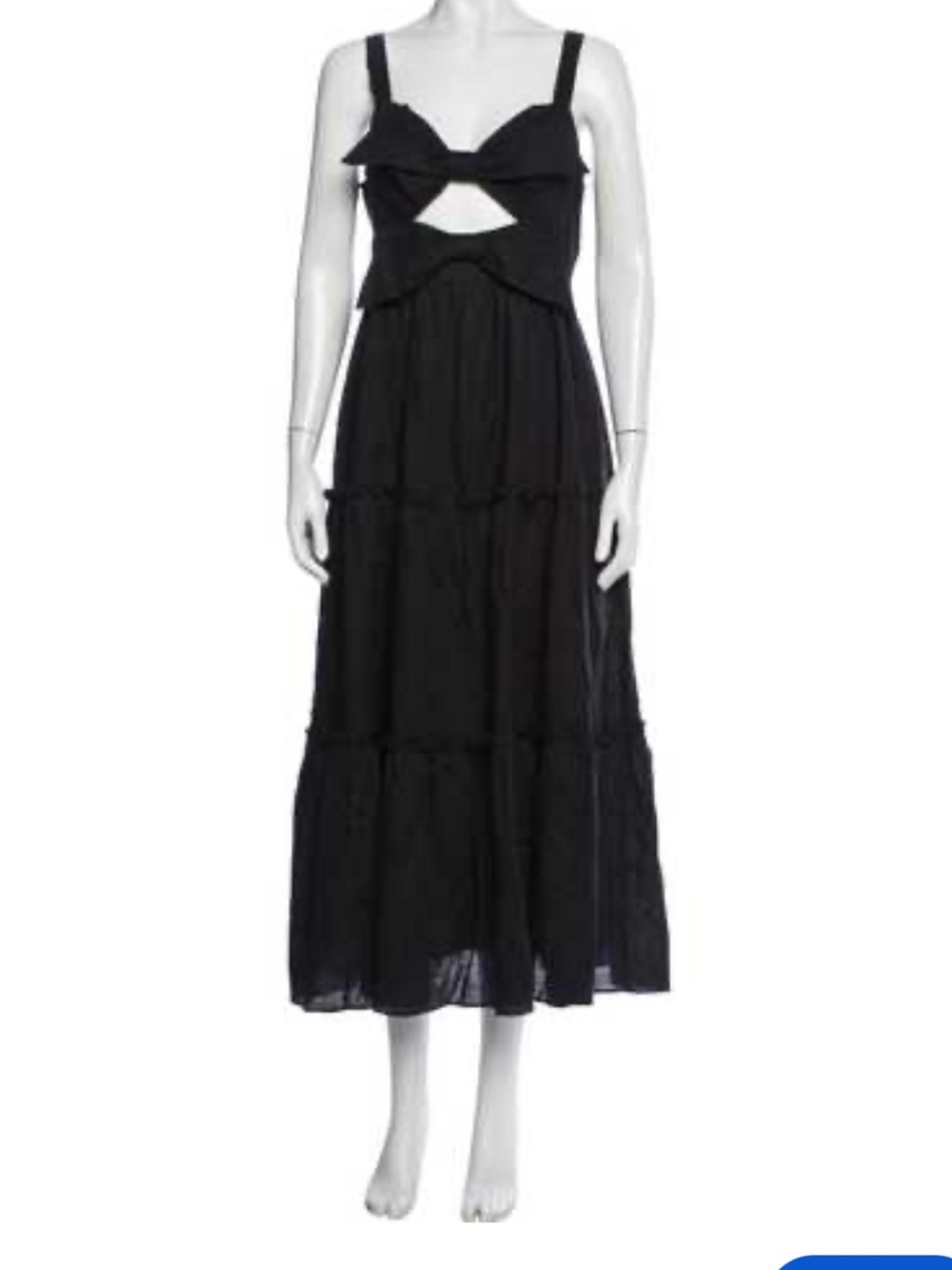 Cami NYC Black Tiered Midi Dress